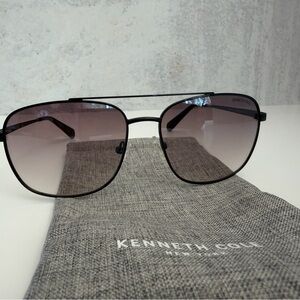 NEW Kenneth Cole Aviator Sunglasses with Gradient Lenses